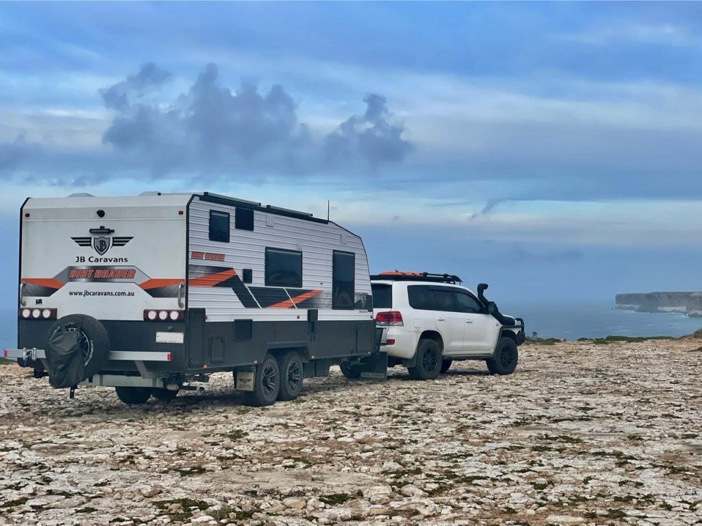 caravan towing brisbane with landcruiser 200